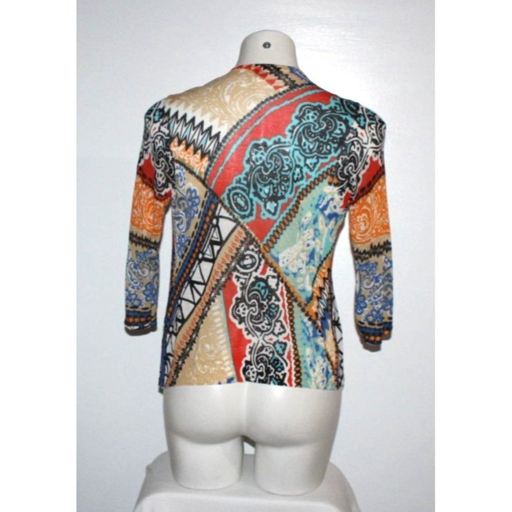 CHICO'S Women's Cardigan Wrap Sweater Size 0 S - Picture 2 of 3